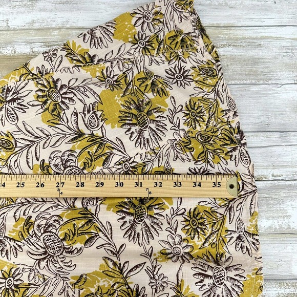 Anthropologie Daily Practice Mollie Tunic Floral Dress Boho Peasant Sleeve Large - Picture 15 of 16